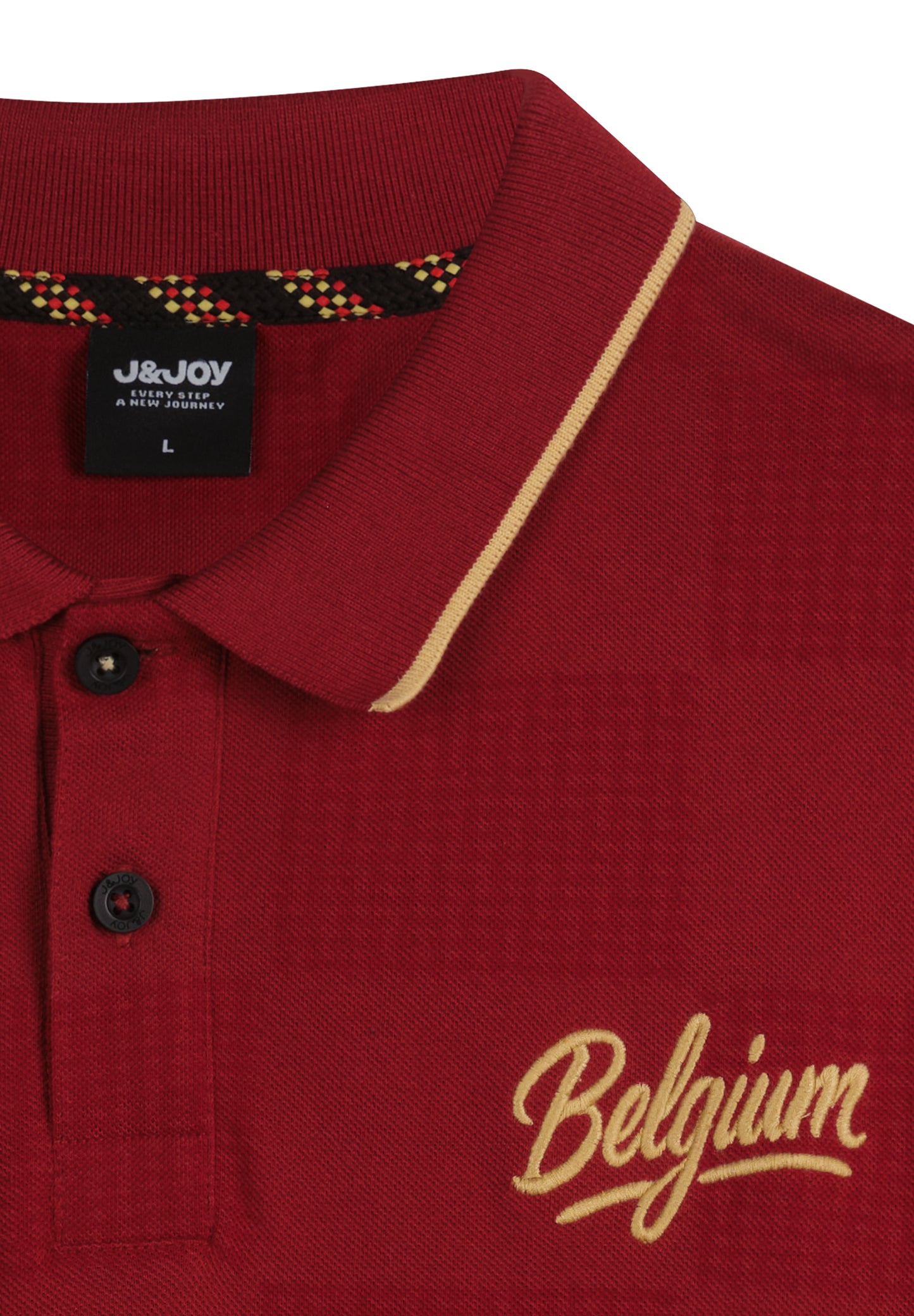 Polo homme Belgique rouge édition collector – Coupe du monde football 2026 - jusqu’au 4XL