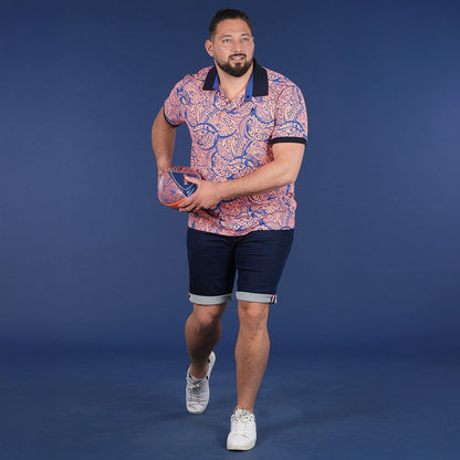 POLO MC MAORI RUGBY  Orange vif - jusqu’au 4XL