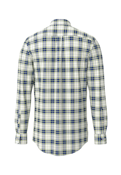 Chemise Homme à carreaux bleu harbor casual chic – jusqu’au 4XL