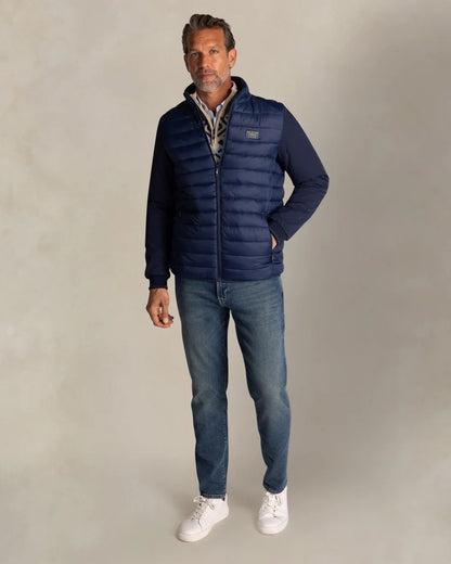 Veste matelassée bleue