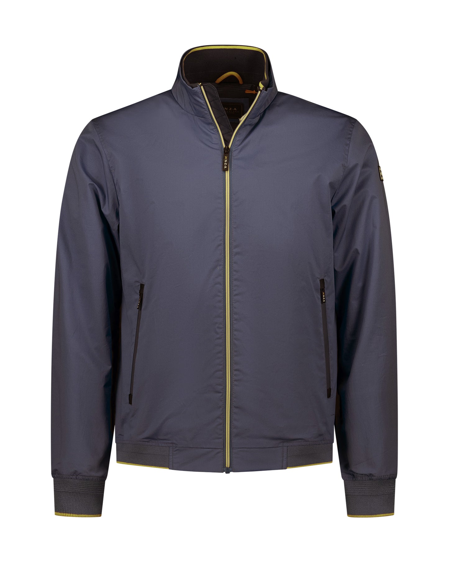 Veste Homme bleu marine casual chic col contrasté – jusqu’au 3XL
