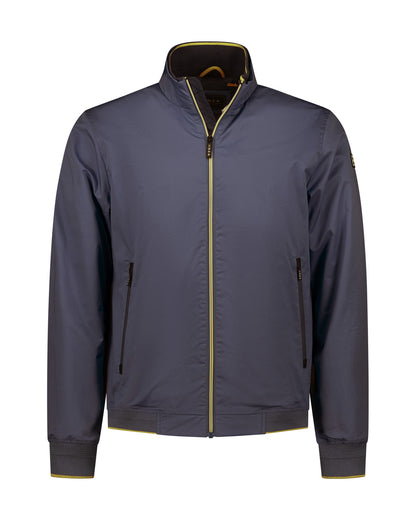 Veste Homme bleu marine casual chic col contrasté – jusqu’au 3XL