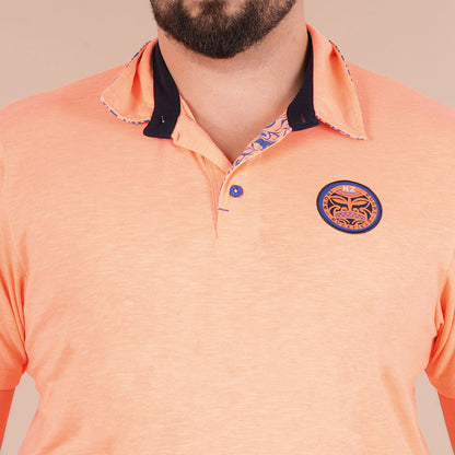 POLO MC Orange Vif  MAORI RUGBY - jusqu’au 3XL