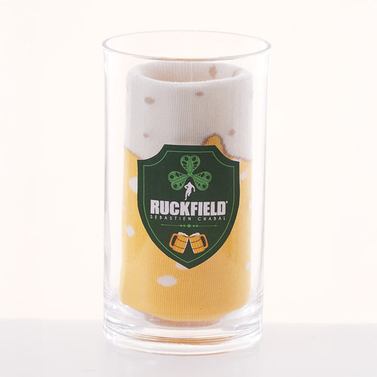 PACK FETE DE PERES CHAUSSETTES + CHOPE ST PATRICK  TU  JAUNE
