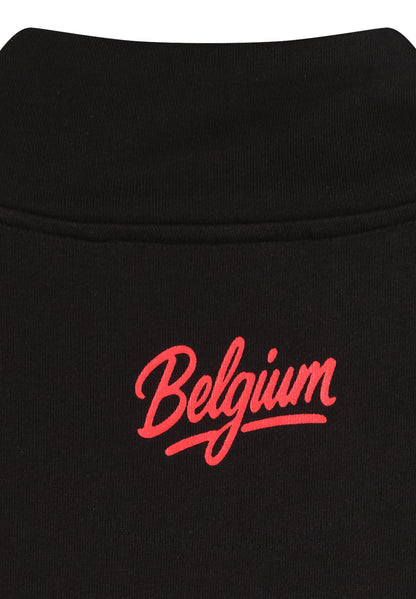 Sweat homme Belgique édition collector zippé col montant – Édition supporter football  coupe du monde 2026 - jusqu’au 3XL