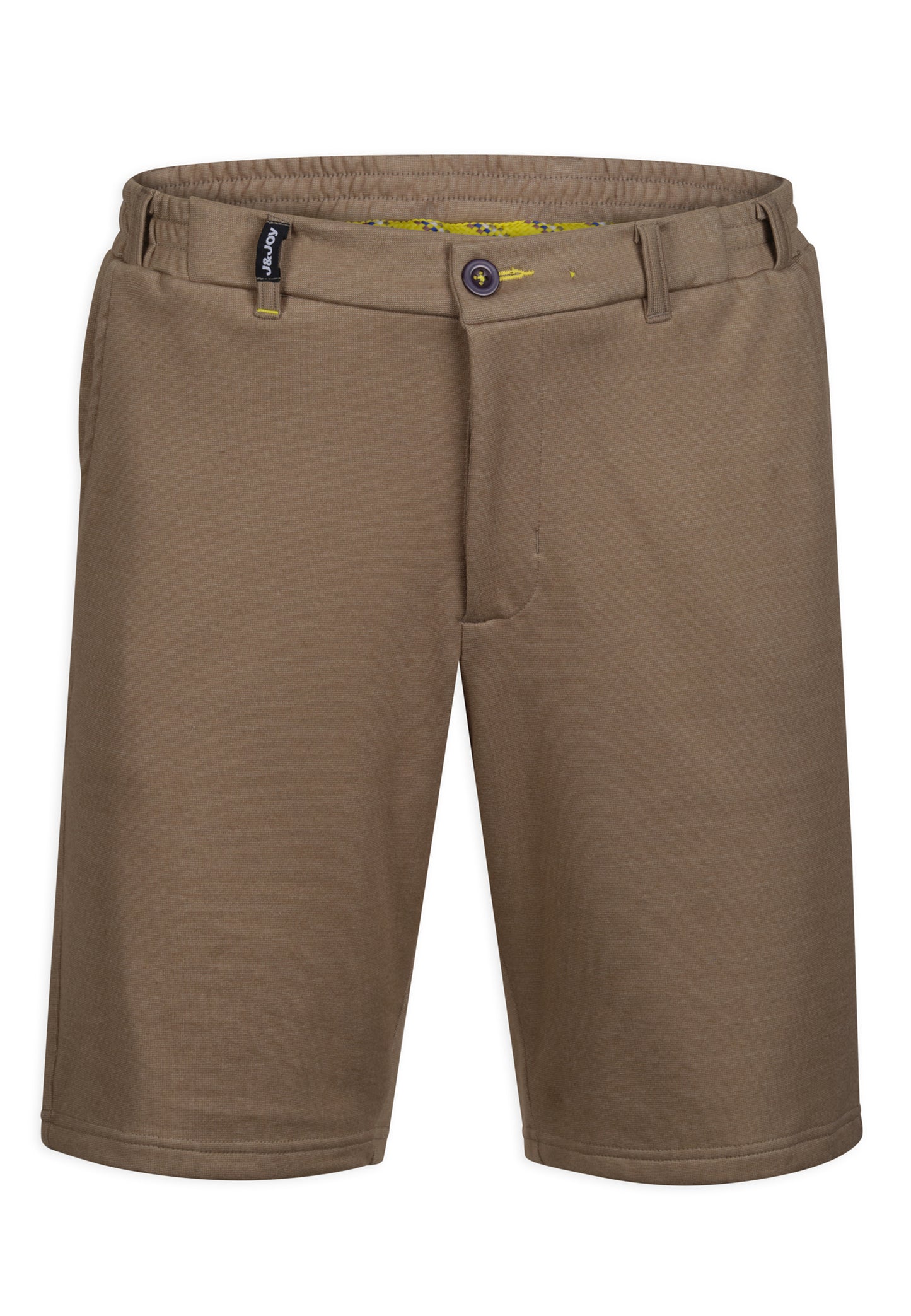 Bermuda homme J&JOY beige camel casual chic