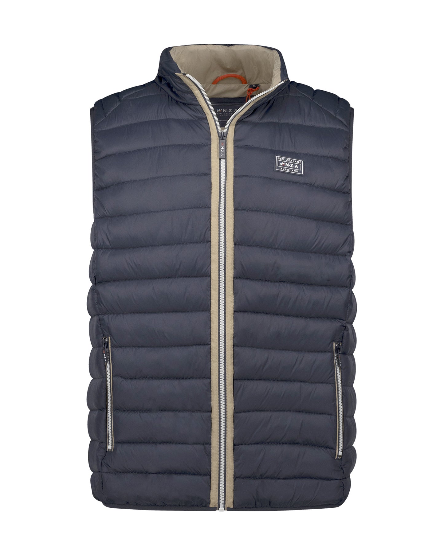 Bodywarmer Homme bleu marine casual chic col contrasté – jusqu’au 3XL