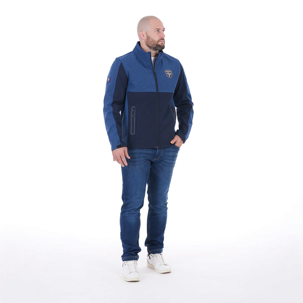 Softshell Ruckfield French Rugby Club bleu marine