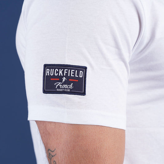 T-shirt blanc à manches courtes Ruckfield French Rugby Club
Réf. : 25H_H0007247_001