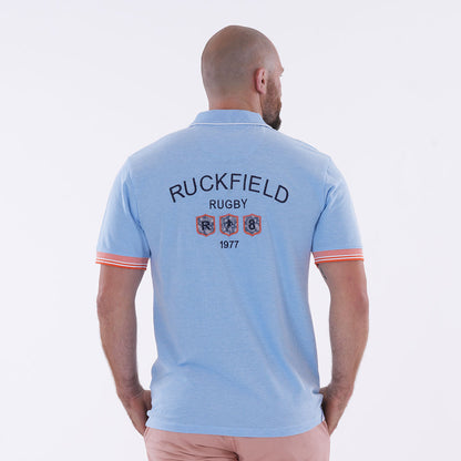 Polo à manches courtes bleu clair Ruckfield Kashmir
Réf. : 25E_H0006977_012