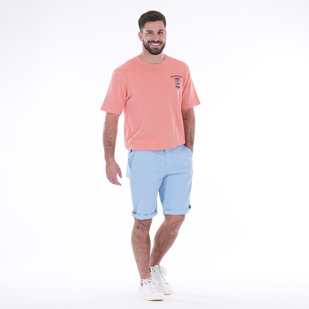 Bermuda chino bleu ciel