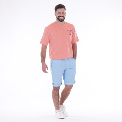 Bermuda chino bleu ciel