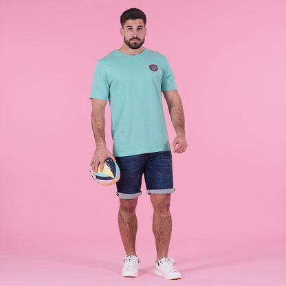 T-shirt vert d'eau Ruckfield Rugby Club