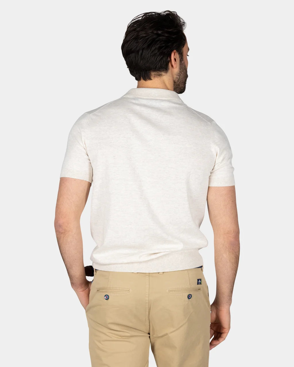 Polo de base beige
