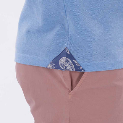 Polo à manches courtes bleu clair Ruckfield Kashmir
Réf. : 25E_H0006977_012