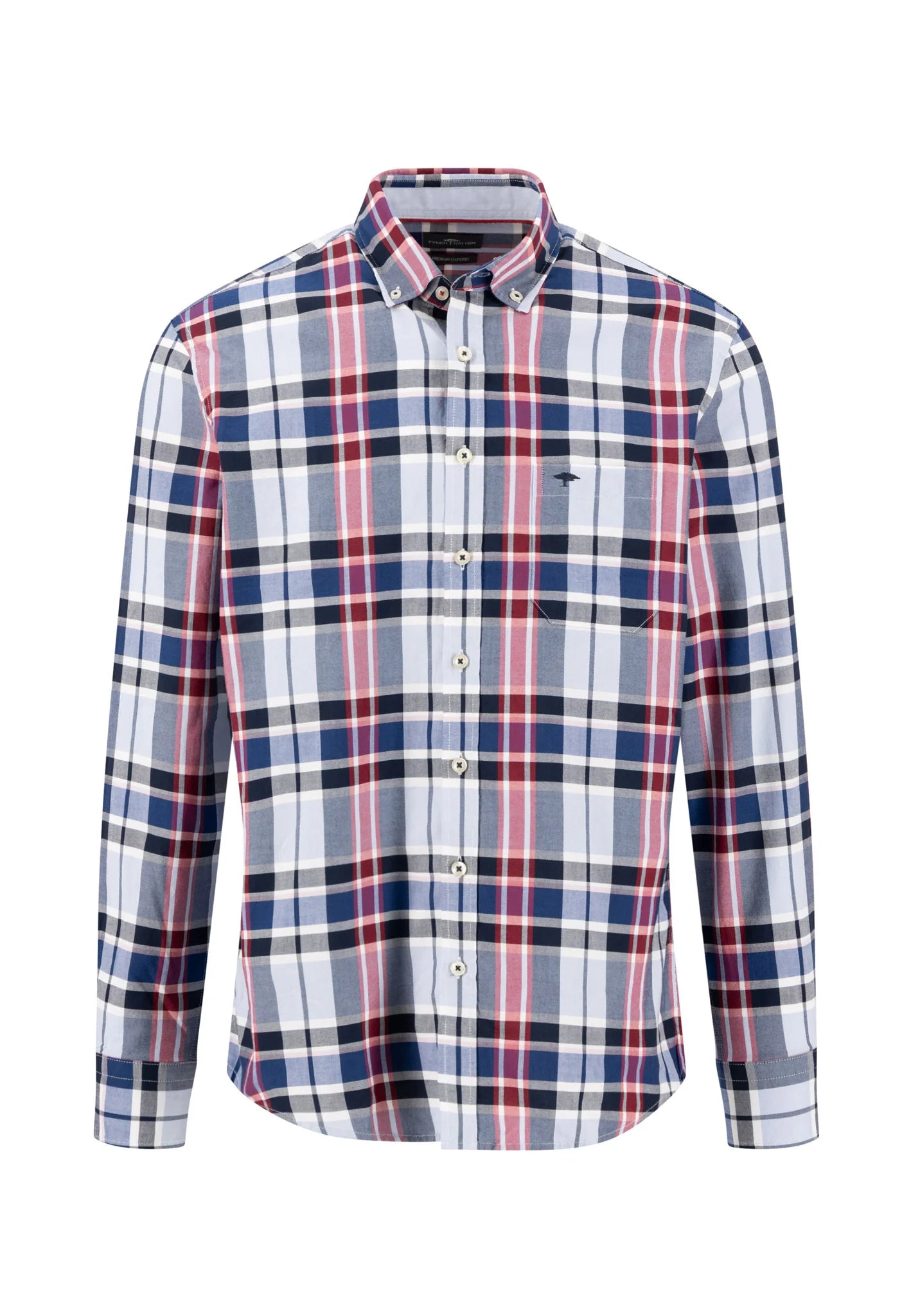 Chemise Oxford à col boutonné et manches longues - jusqu’au 4XL