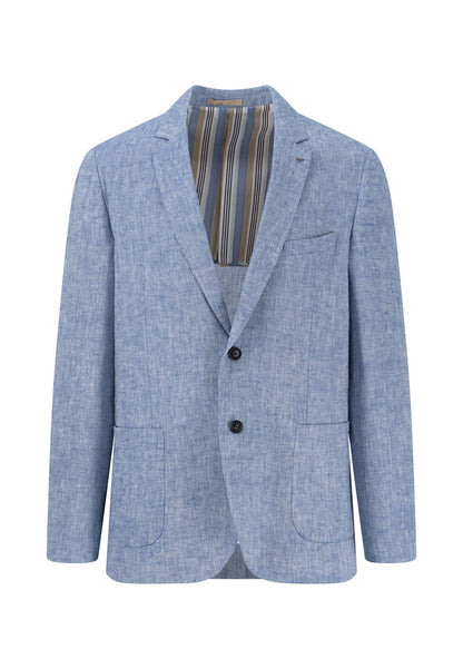 Veste Homme bleu clair casual chic doublure rayée – jusqu’au XXL