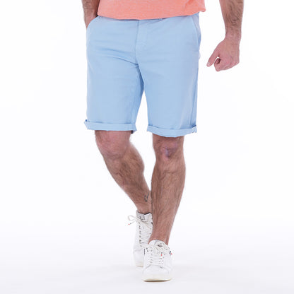 Bermuda chino bleu ciel