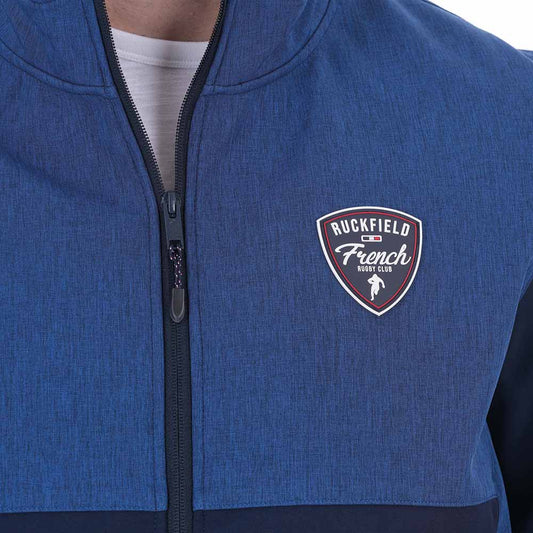 Softshell Ruckfield French Rugby Club bleu marine