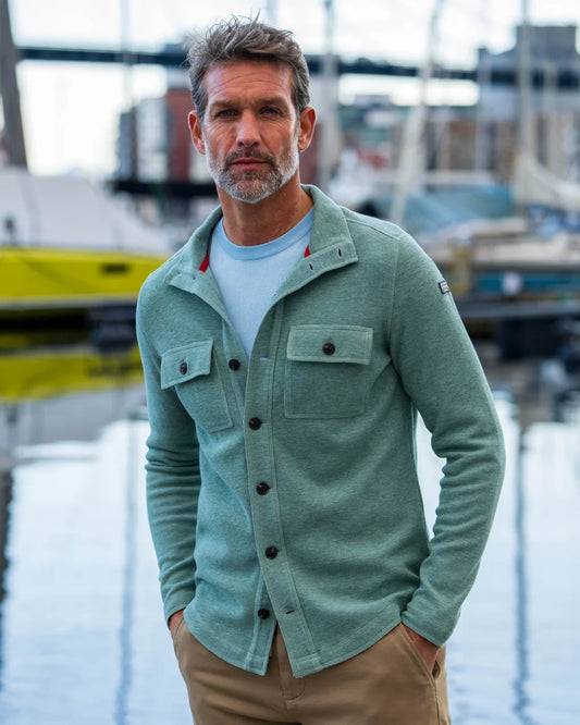 Surchemise en coton vert