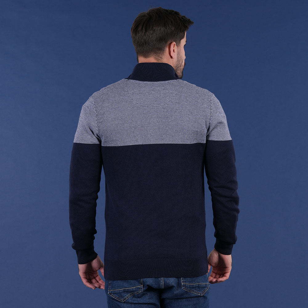 Pull demi zip Le Club Ruckfield bleu marine
Réf. : 25H_H0007281_018