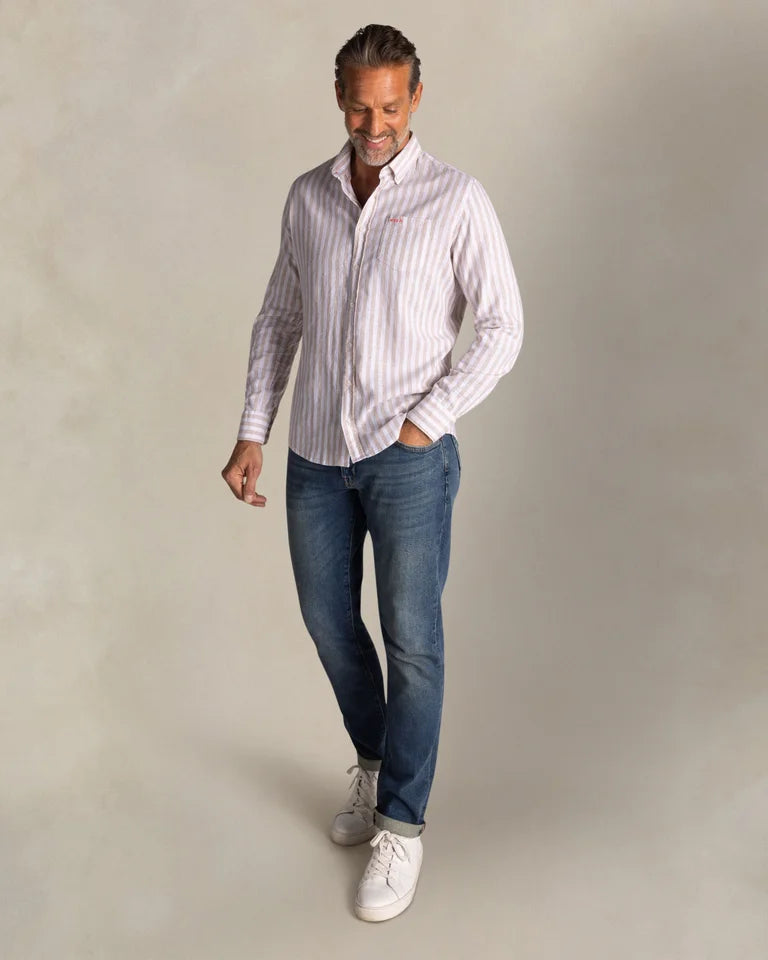 26AN546 SHIRT LONG SLEEVE LIGHT DUNE