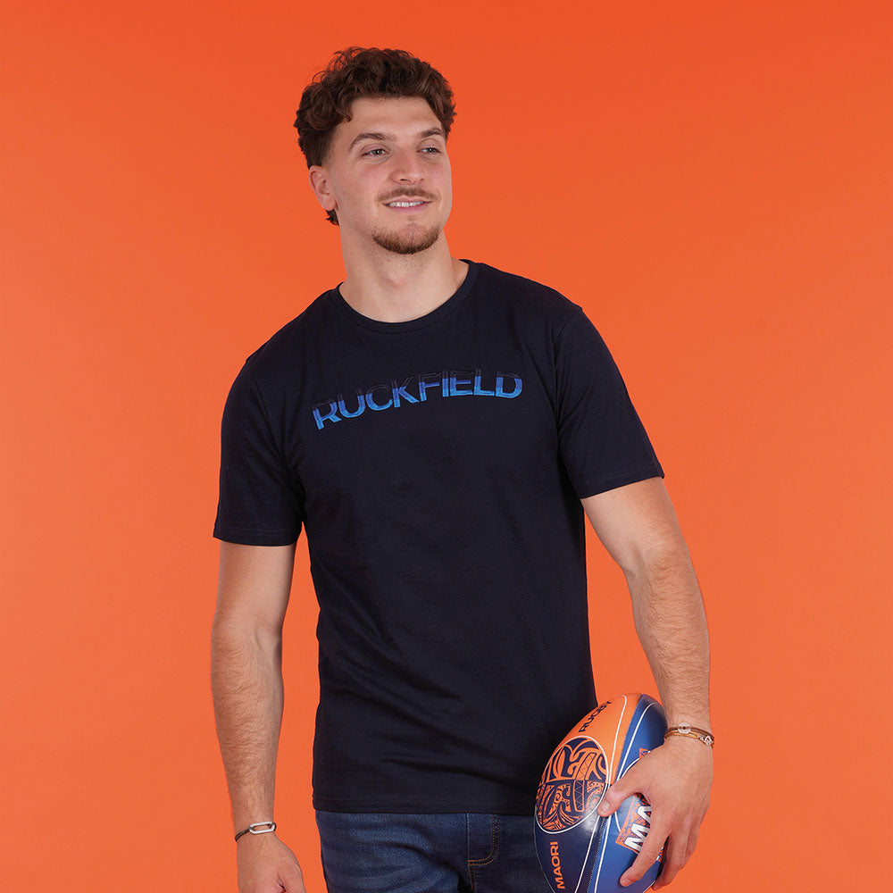 T SHIRT MC MAORI RUGBY BLEU MARINE - jusqu’au 3XL