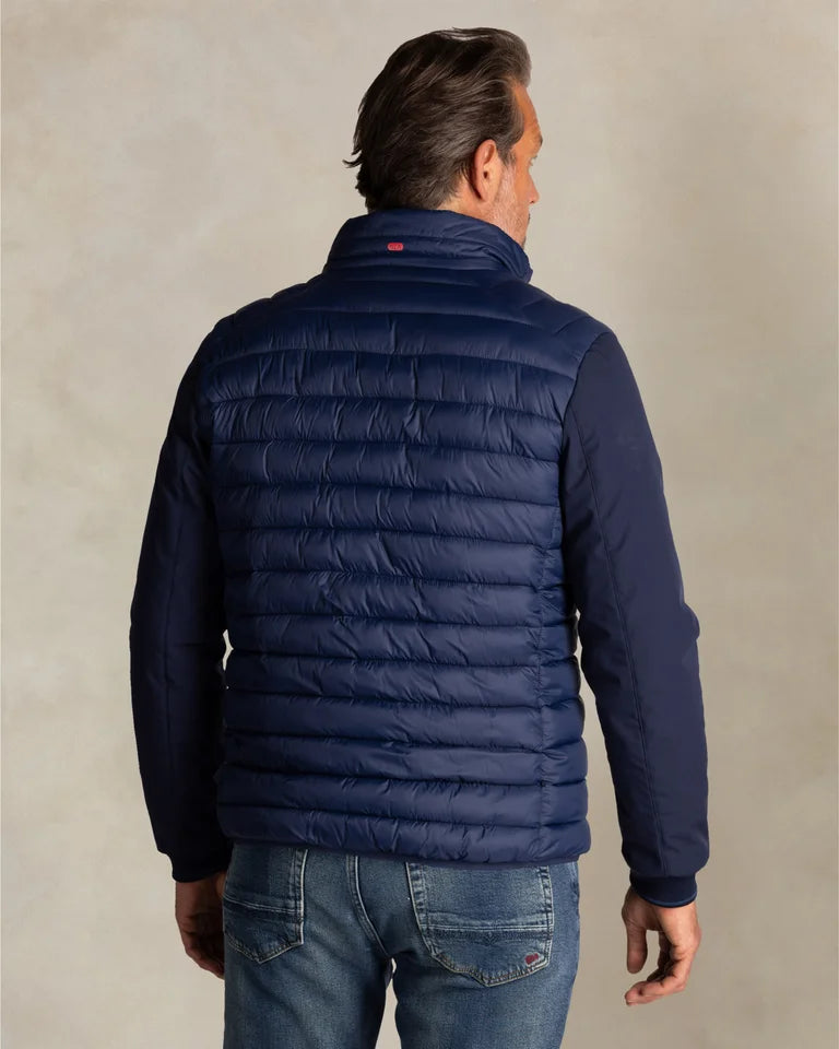 Veste matelassée bleue