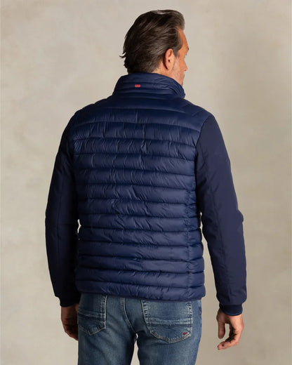 Veste matelassée bleue