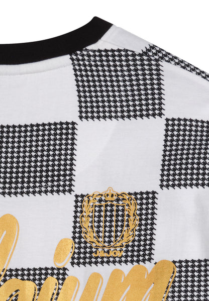 T-shirt homme Belgique motif damier – Édition Collector coupe du monde 2026 - jusqu’au 5XL