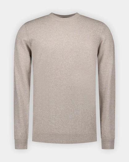 26AN422 PULLOVER ROUND NECK LIGHT DUNE
