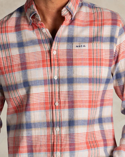 26AN530 SHIRT LONG SLEEVE SPRING ORANGE