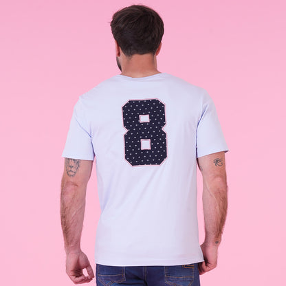 T SHIRT MC LE CLUB BLEU CLAIR - jusqu’au 4XL