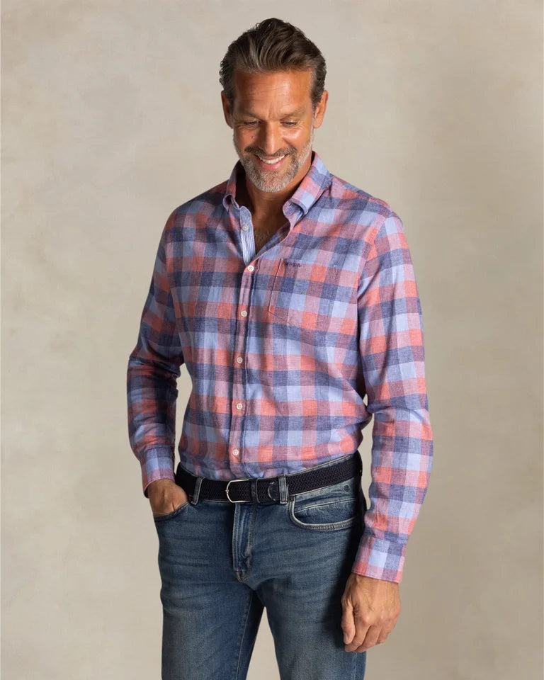 26AN530 SHIRT LONG SLEEVE SPRING ORANGE