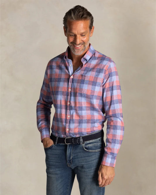 26AN530 SHIRT LONG SLEEVE SPRING ORANGE