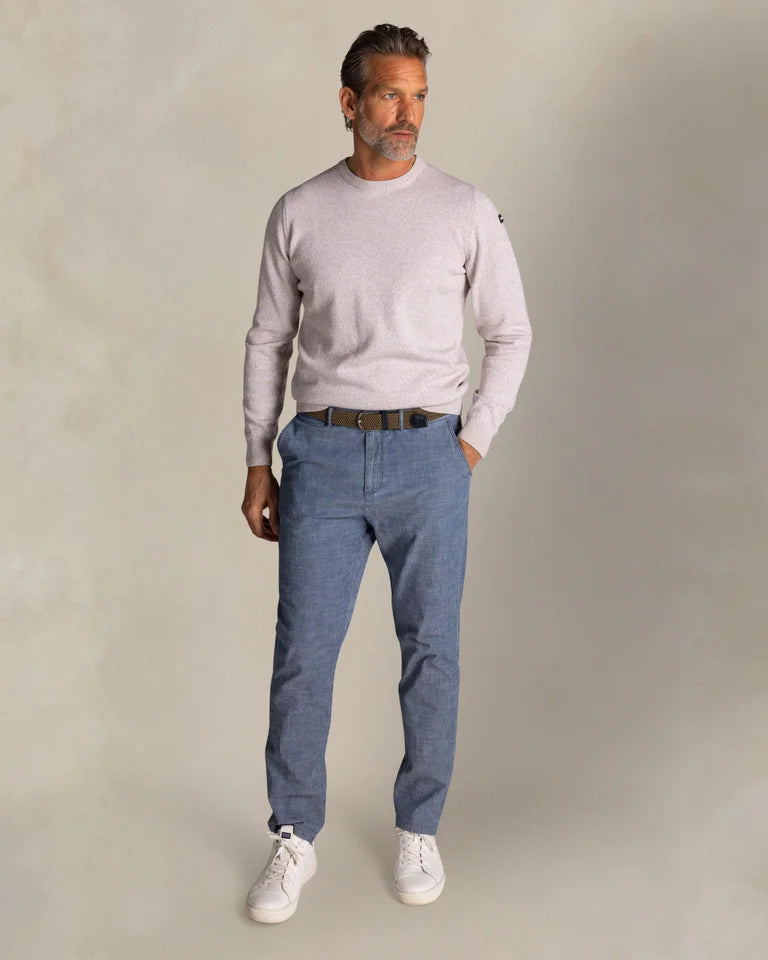 26AN422 PULLOVER ROUND NECK LIGHT DUNE