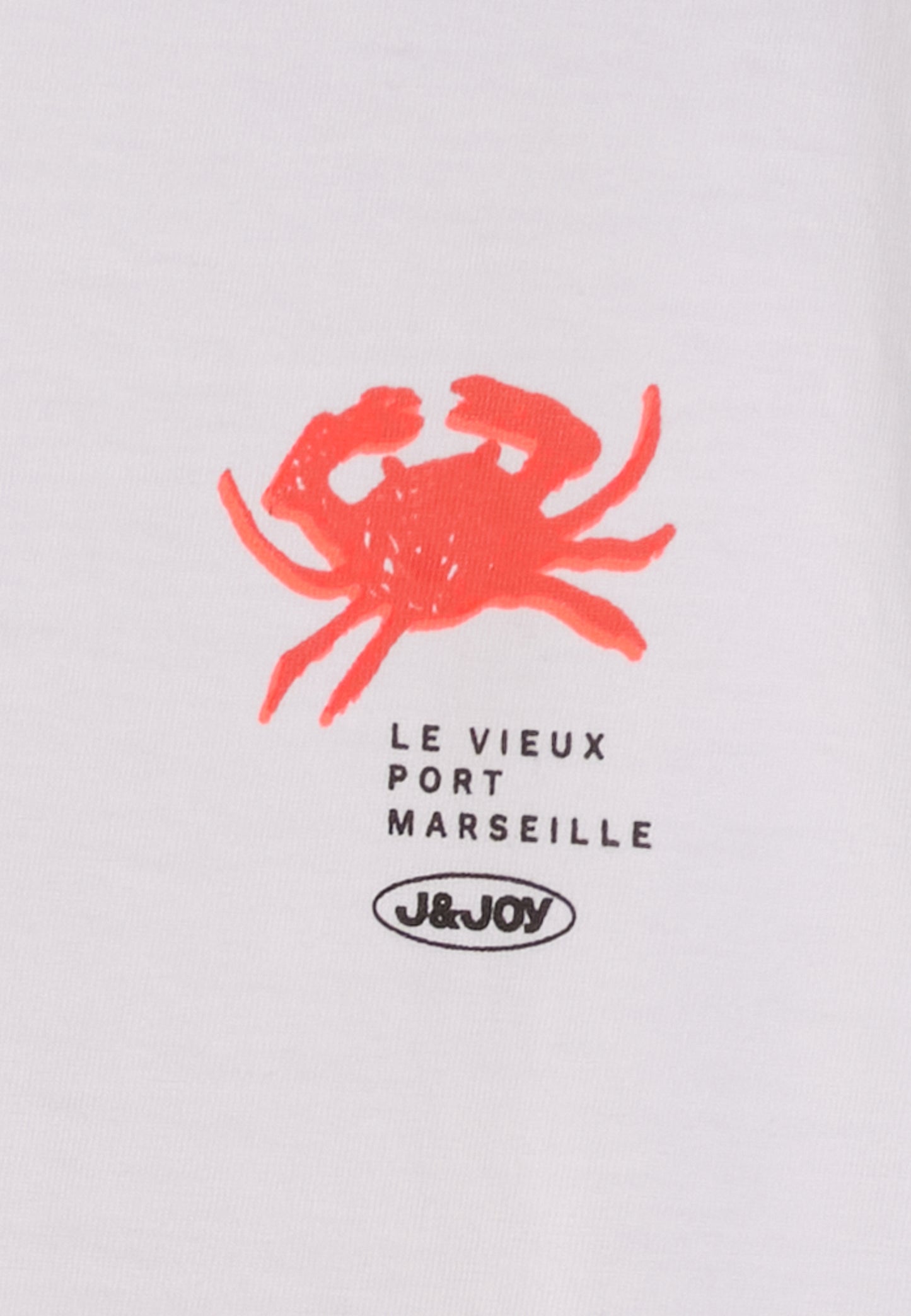 T-shirt J&JOY Blanc Vieux port Casual Chic - jusqu’au 4XL