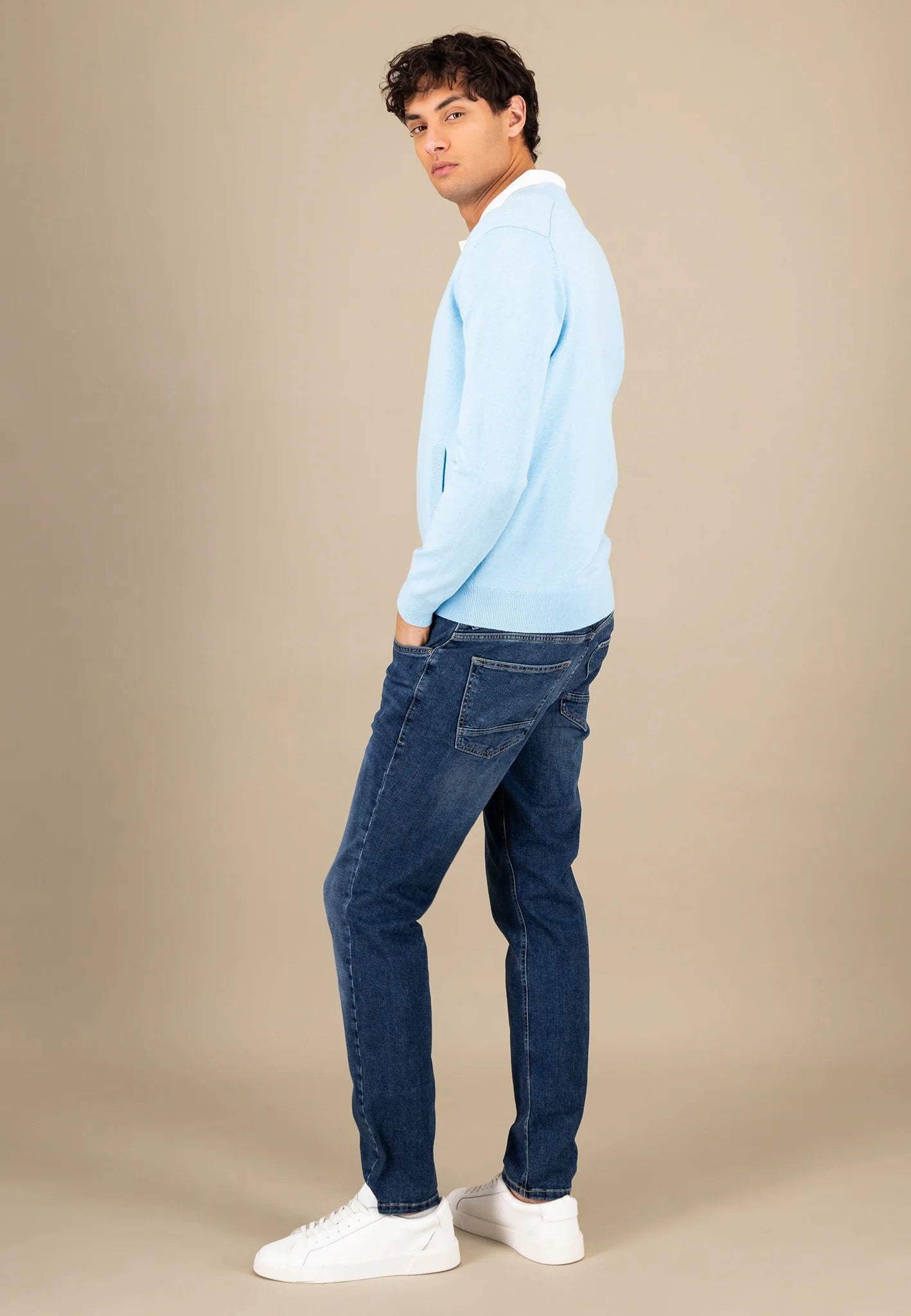 Parting jacket made of 100% cotton
