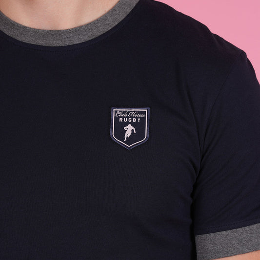 T SHIRT MC MEMBERS BLEU MARINE - jusqu’au 4XL