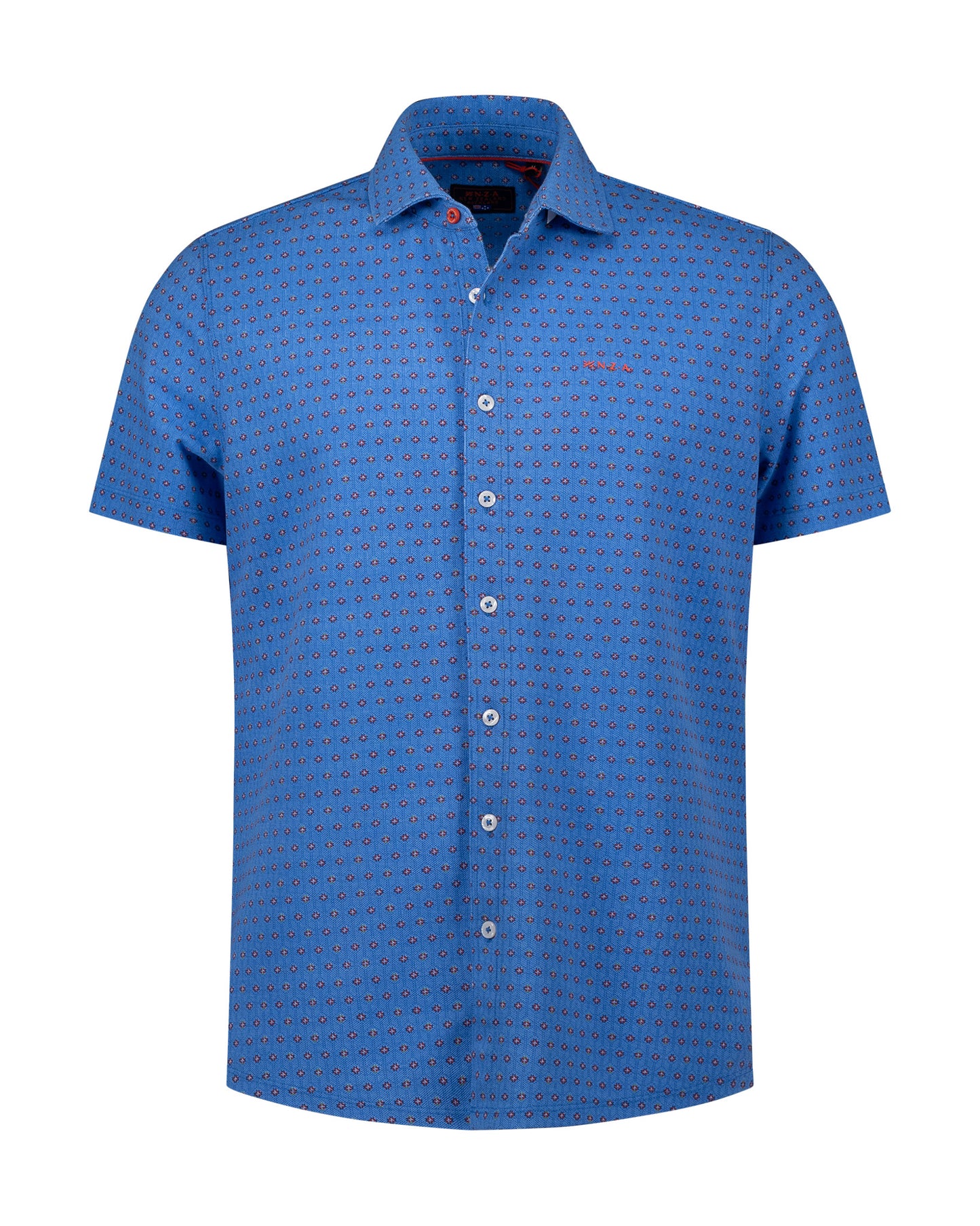 Chemise Homme bleu sailing casual chic imprimé discret – jusqu’au 3XL