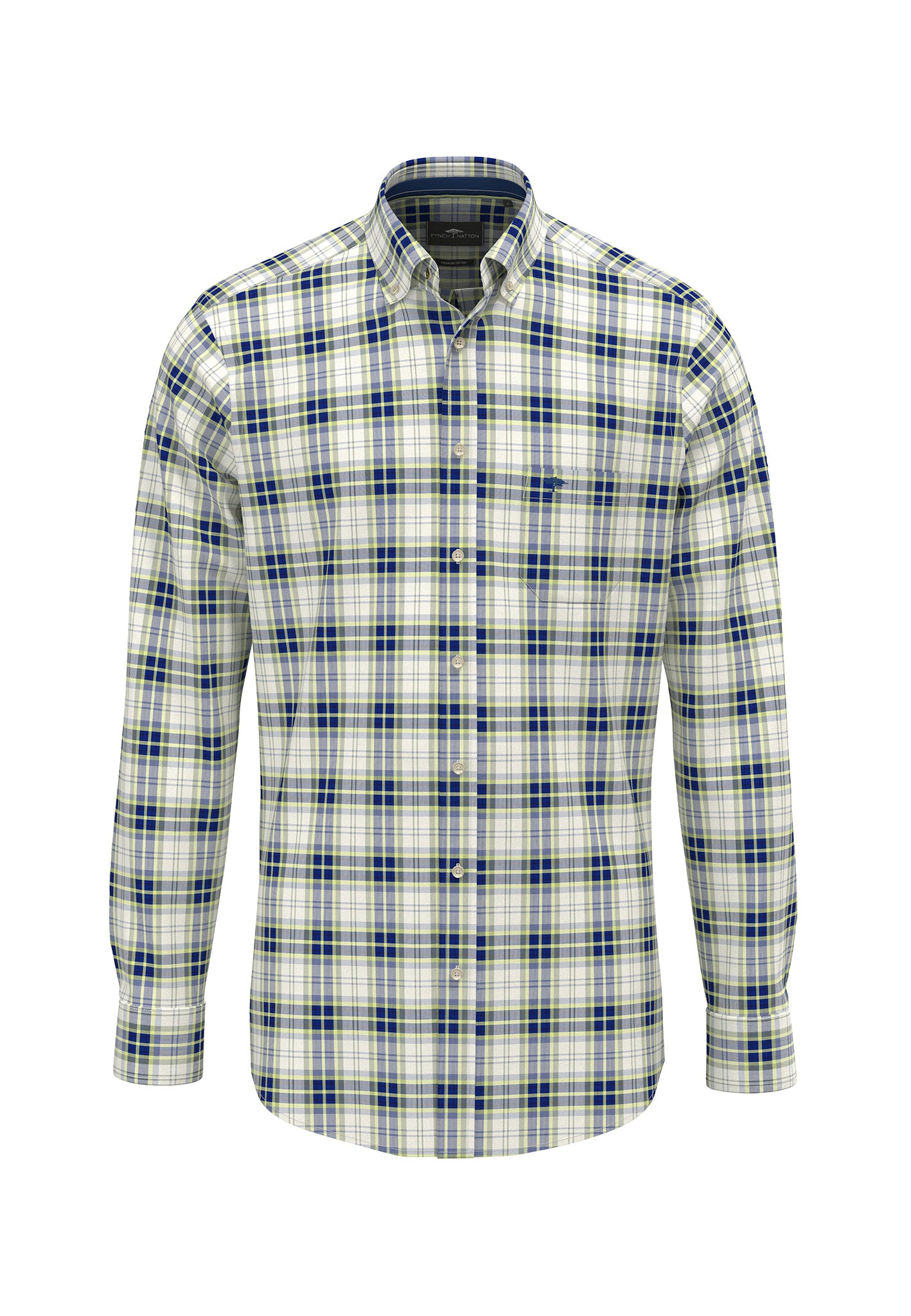 Chemise Homme à carreaux bleu harbor casual chic – jusqu’au 4XL