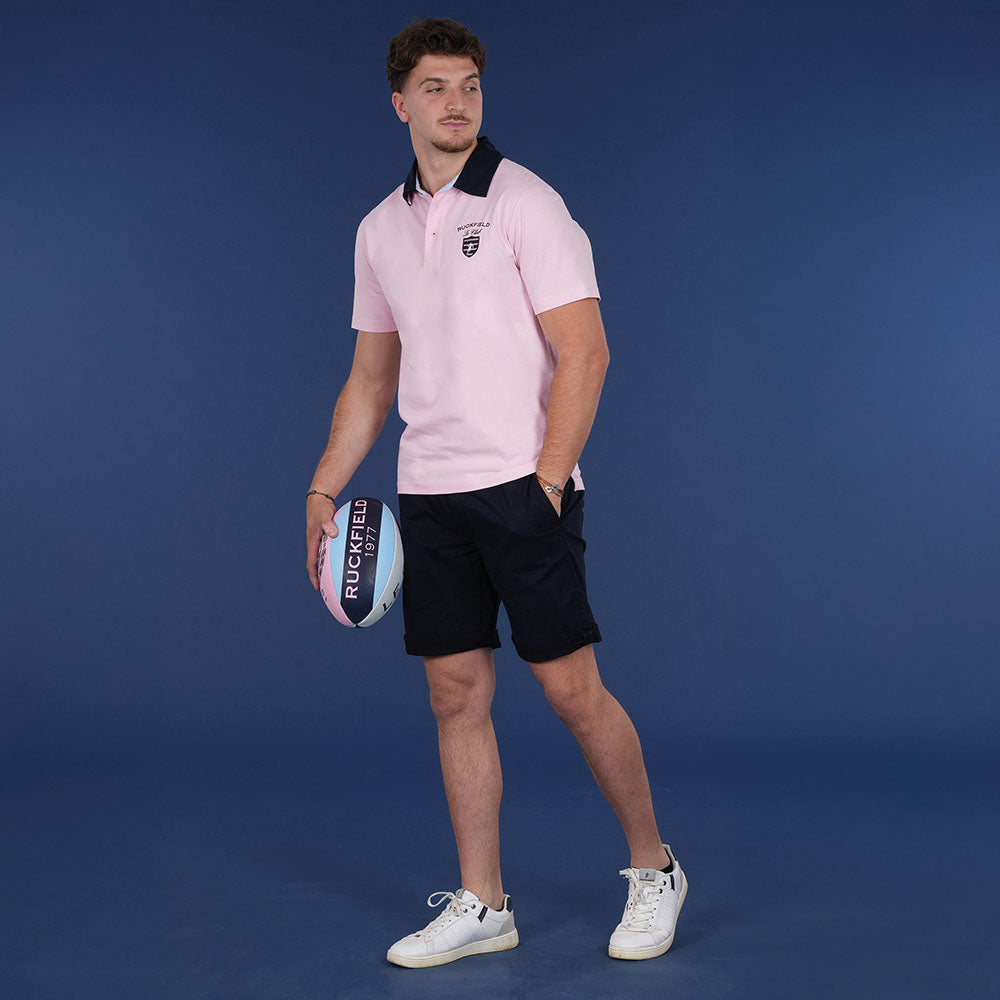 POLO MC LE CLUB ROSE - jusqu’au 3XL