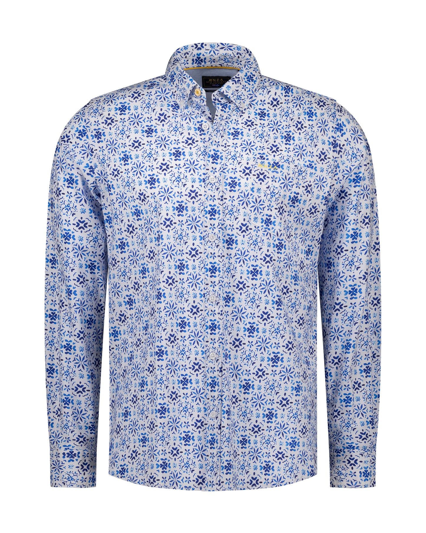 Chemise Homme bleu cool casual chic imprimé floral – jusqu’au 3XL