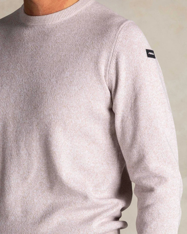 26AN422 PULLOVER ROUND NECK LIGHT DUNE