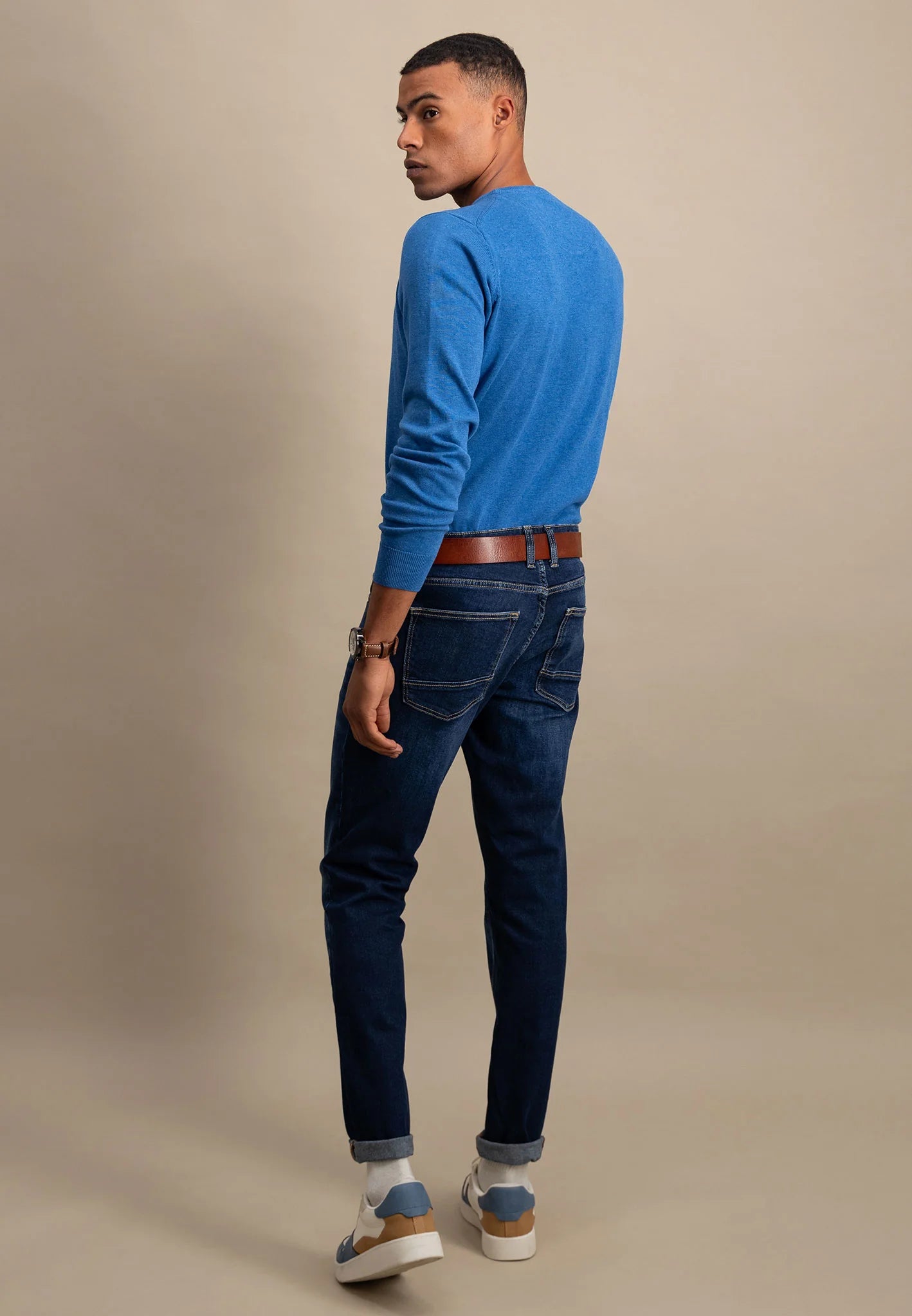 Tapered fit jeans