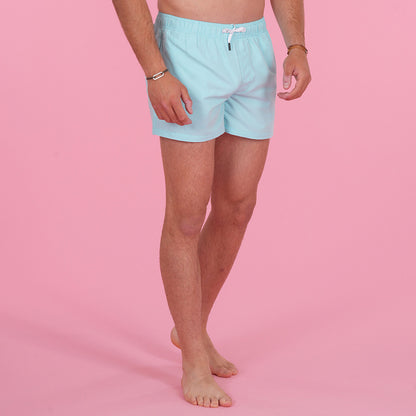 MAILLOT DE BAIN ESSENTIELS  BLEU TURQUOISE - jusqu’au 3XL
